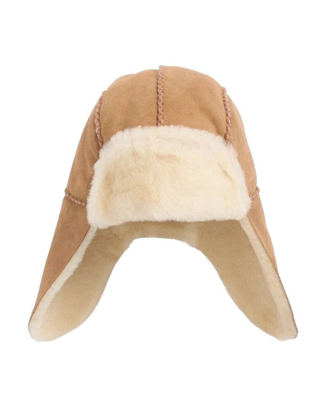 NWT UGG Toddler Shearling Trapper Hat Chestnut Size 2-4T